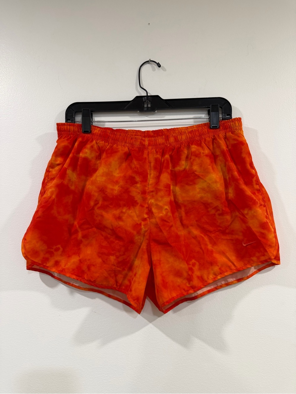 Nike Orange Tie-Dye Running Shorts